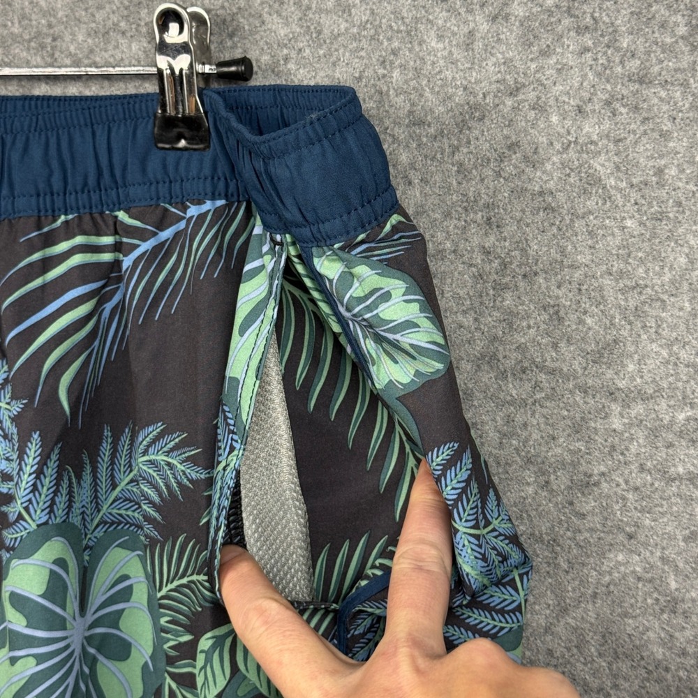 Fair Harbor Men's XXXL Swim Trunks Shorts Tropical Leaf Elastic Waist Drawstring - Picture 6 of 11